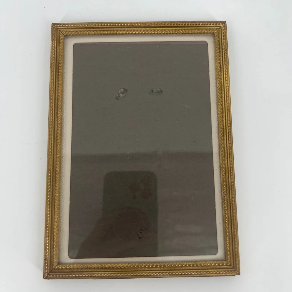 Vintage Picture Frame Set Metal Gold Hollywood Regency Gallery Wall 5x7 4x6